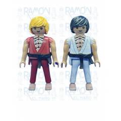 Custom Playmobil Ken y Ryu...