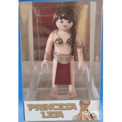 Caja expositora de PVC Princesa Leia Esclava Playmobil custom