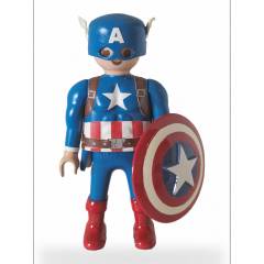 Playmobil custom Capitan America - Ramón El Maño