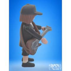 Playmobil Angus Young custom coleccionismo musica