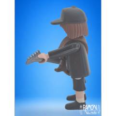Figura personalizada Angus Young ACDC Playmobil