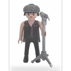 Playmobil custom Brian Johnson AC DC - Ramón El Maño