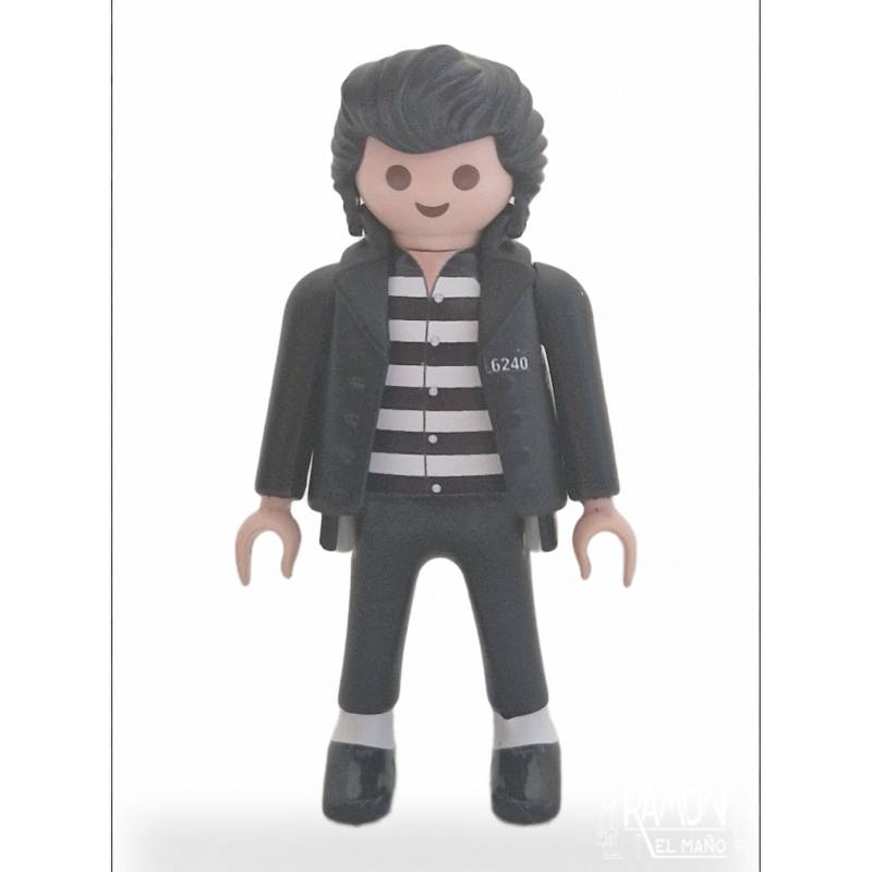 Playmobil custom Elvis Presley rock de la carcel - Ramón El Maño