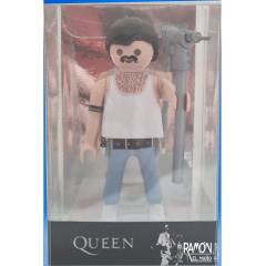 Caja expositora de PVC Freddie Mercury Playmobil custom