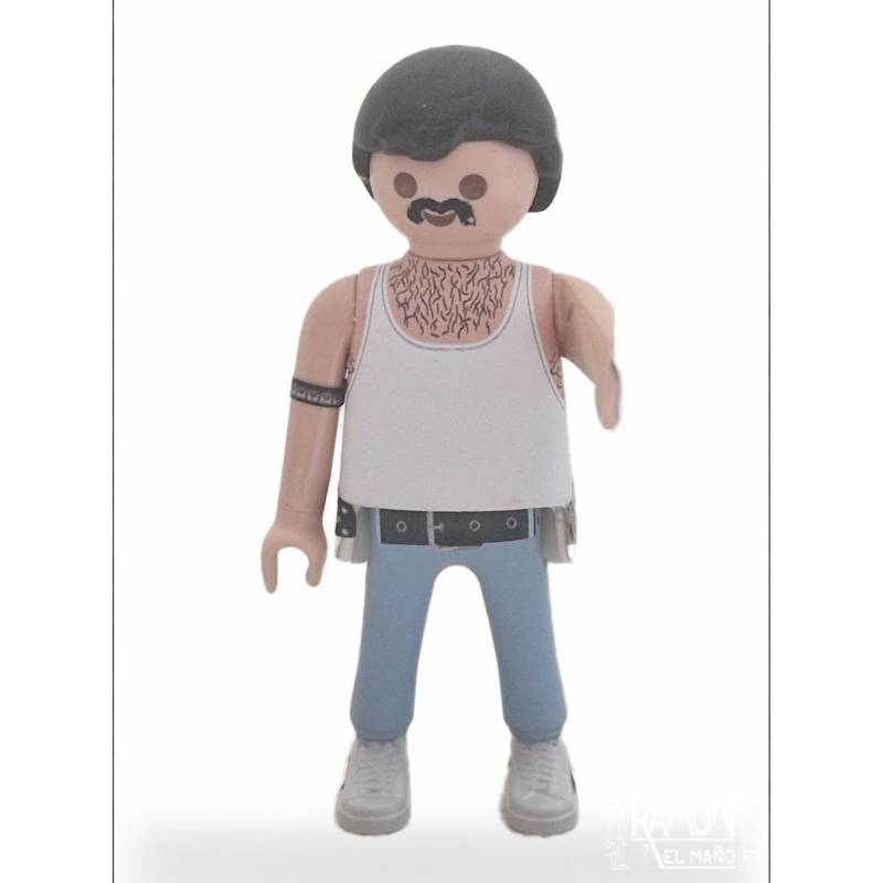 Playmobil custom Freddie Mercury - Ramón El Maño