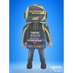 Muñeco personalizado Valentino Rossi 46 miniatura de colección