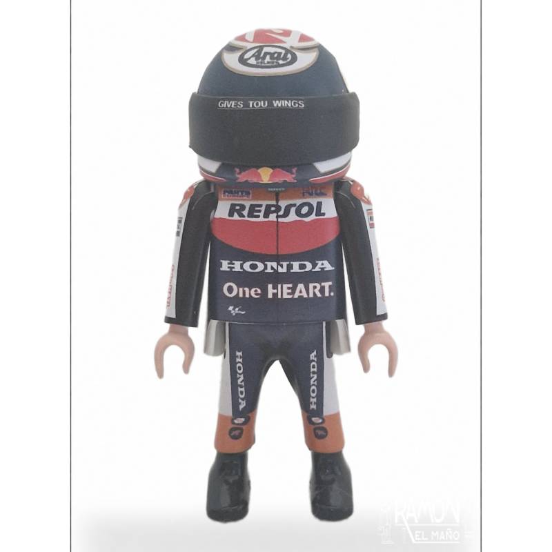 Playmobil custom Dani Pedrosa - Ramón El Maño
