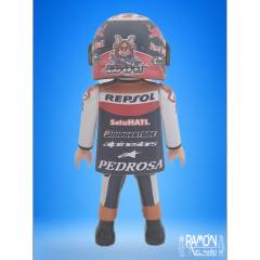 Muñeco personalizado Dani Pedrosa miniatura de colección motos