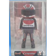 Caja expositora de PVC Alex Criville 1999 Playmobil custom