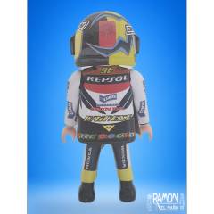 Muñeco personalizado Valentino Rossi 46 campeon miniatura de colección