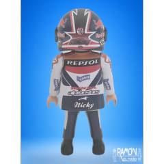 Muñeco personalizado Nicky Hayden 69 campeon miniatura de colección