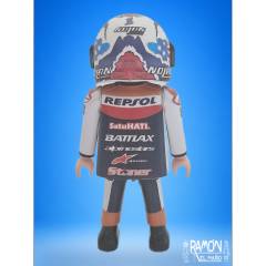 Muñeco personalizado Casey Stoner 27 campeon miniatura de colección