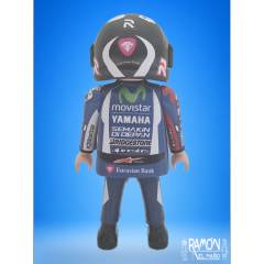 Muñeco personalizado Jorge Lorenzo 99 campeon miniatura de colección
