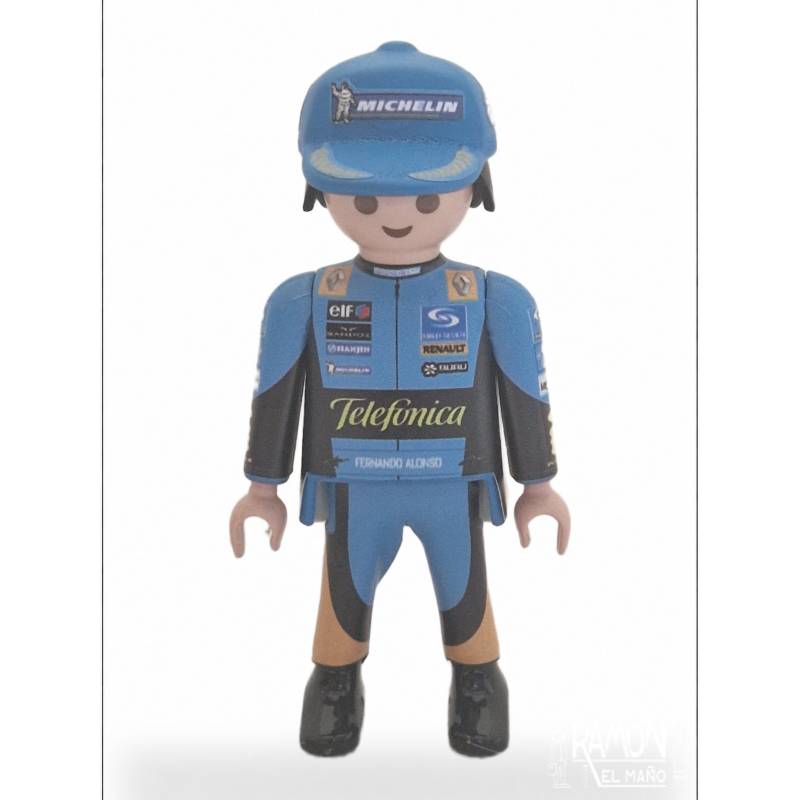 Playmobil custom Fernando Alonso Renault 2006 - Ramón El Maño