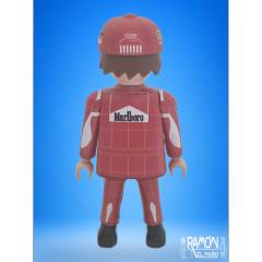 Muñeco personalizado Schumacher campeon F1 miniatura de colección
