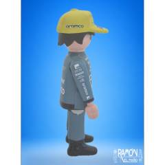 Playmobil Fernando Alonso Aston Martin custom coleccionismo F1
